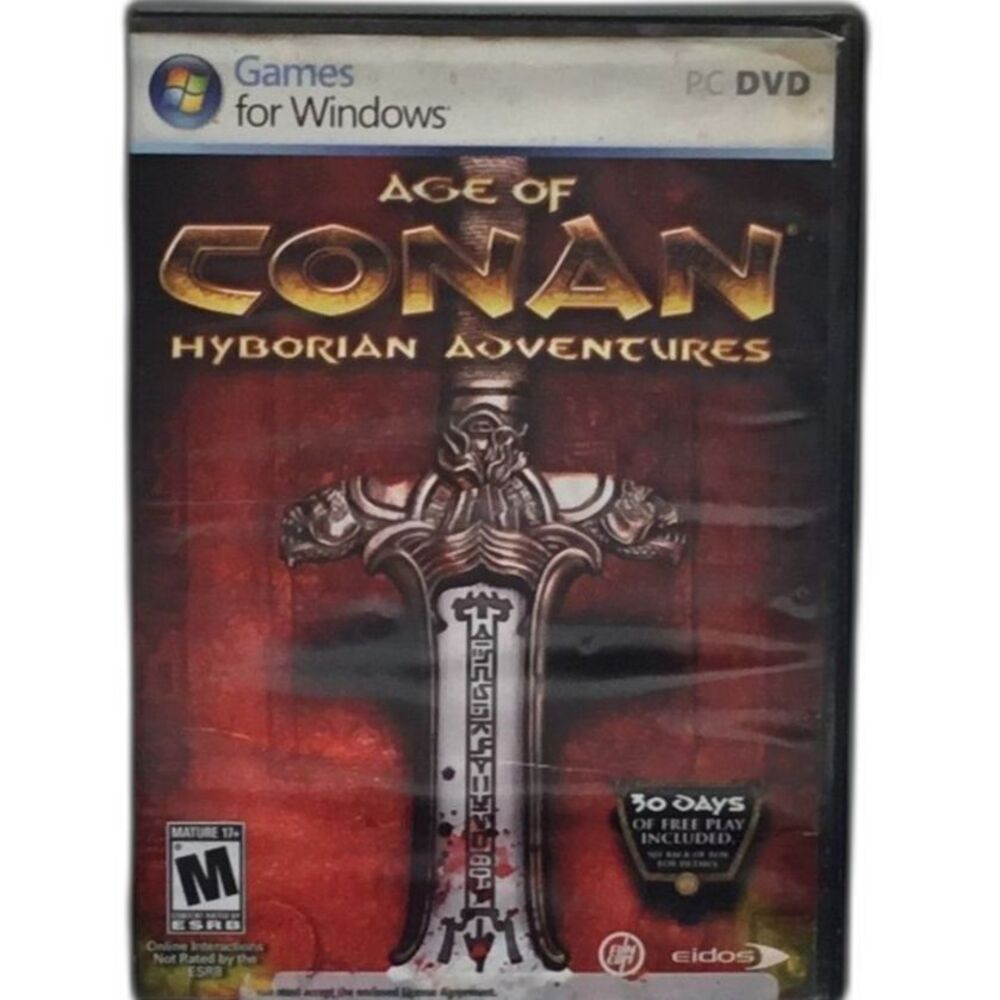 Age of Conan Hyborian Adventures PC Game New Factory Sealed 2008